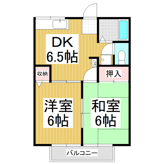 シティハイムグランヒルの間取り