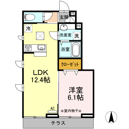 グラン　ベルの間取り