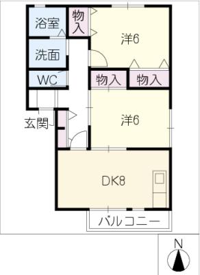 プレミール学戸の間取り