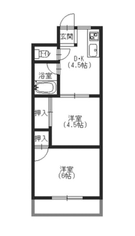 グリーンハイツ加美の間取り