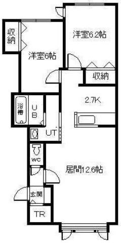 クレア豊岡の間取り