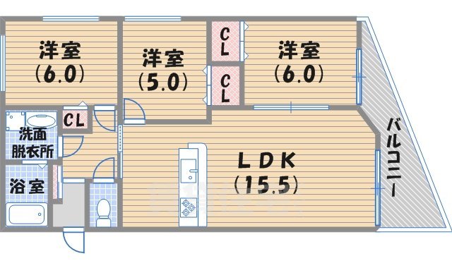 クインベル社の間取り