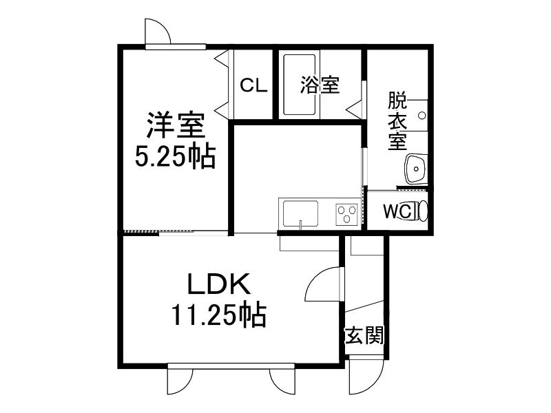 エスペランサ新得VIIの間取り