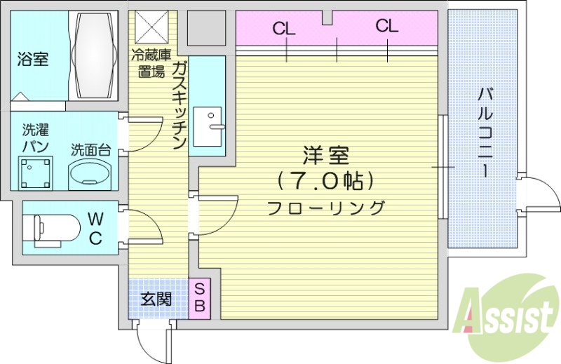 パームツリー3の間取り