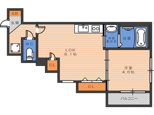 F asecia Kastaliaの間取り