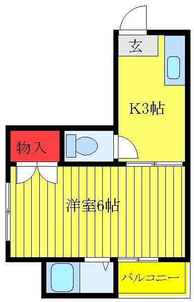 板橋区小茂根のマンションの間取り