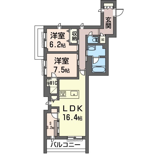 グランアクシオンの間取り