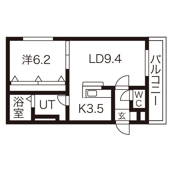 アヴァンティヒルズの間取り