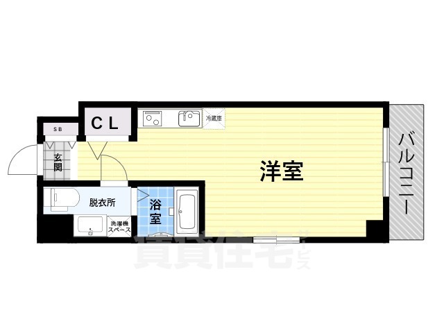 堺市堺区少林寺町西のマンションの間取り