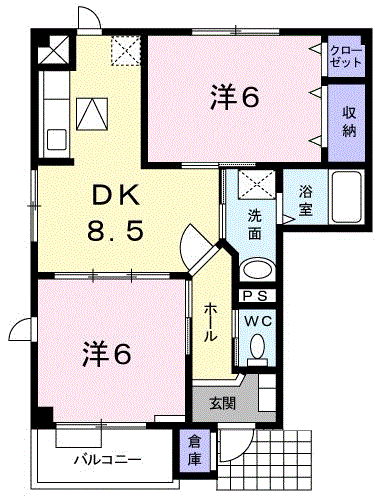 セーリオBの間取り