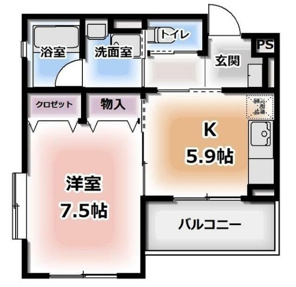 ＥＡＳＴの間取り