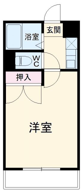 豊橋市東幸町のアパートの間取り