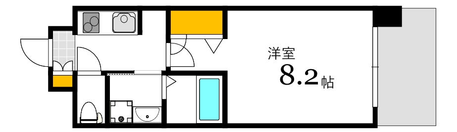 S-RESIDENCE宇品海岸の間取り