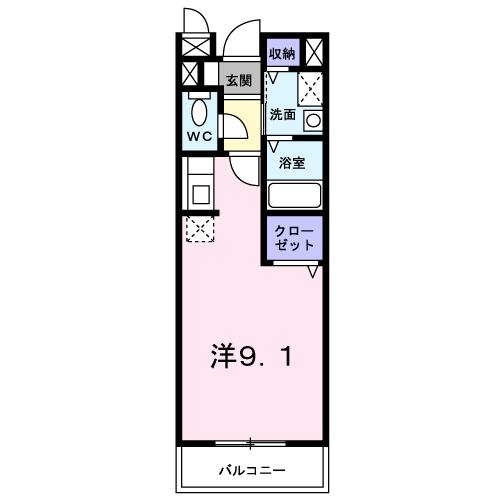 プルメーリアの間取り