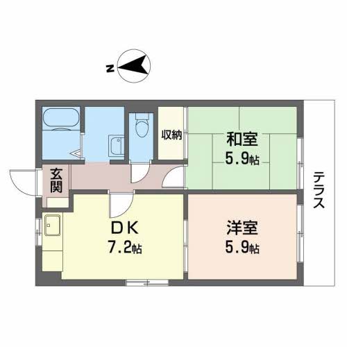 ピソアスセナの間取り