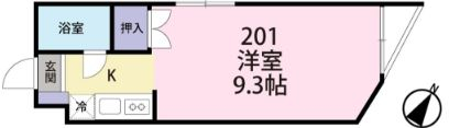 稲城市百村のマンションの間取り