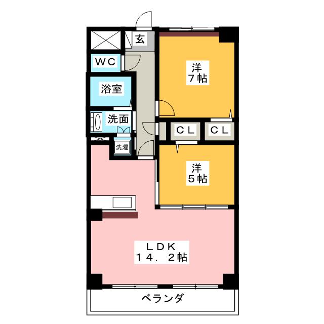 ポラリス左京山の間取り