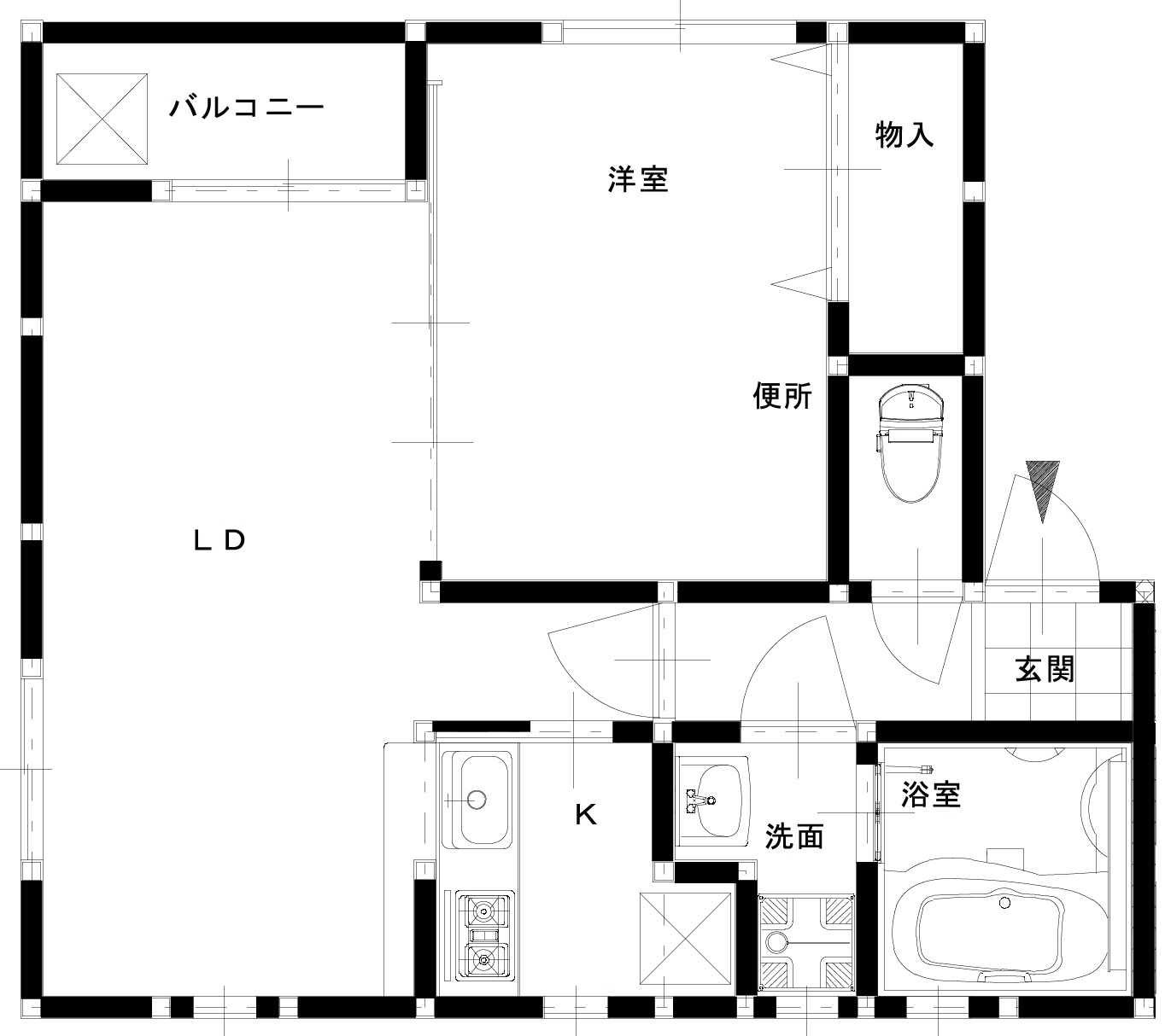 フロンティアネクストIの間取り