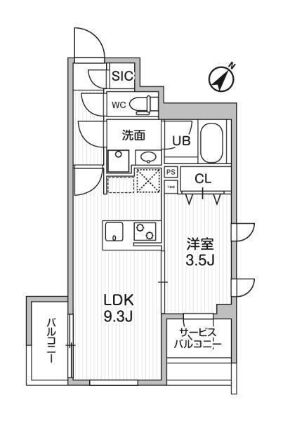 コンポジット渋谷初台の間取り