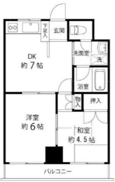 T′s garden大島の間取り