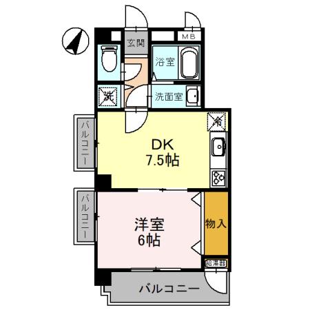 ドール魚崎の間取り