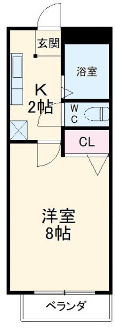 長谷川10番館の間取り
