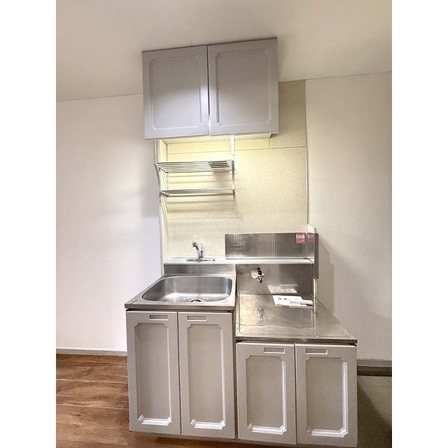 キッチン　ガスコンロ設置可