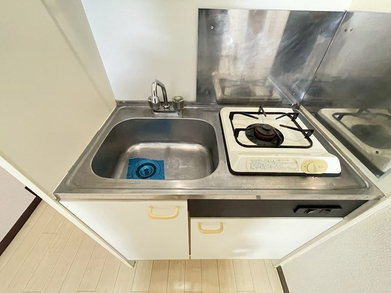 キッチン　1口コンロ付ミニキッチン。