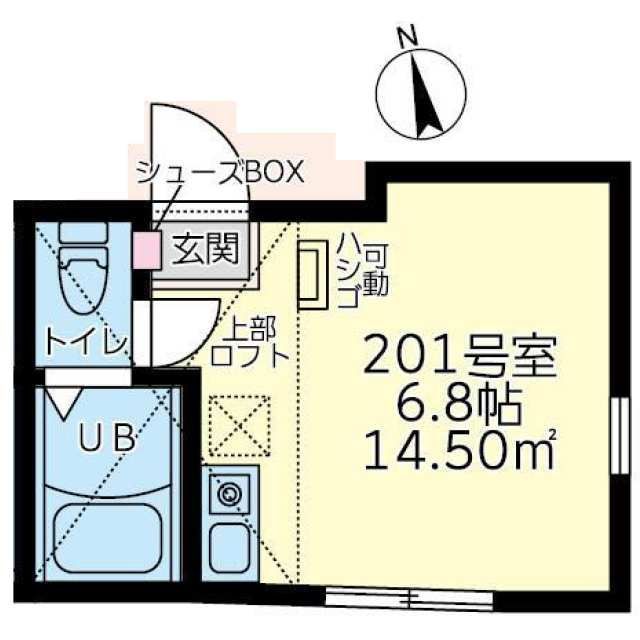 ユナイト二俣川ラムズデールの間取り