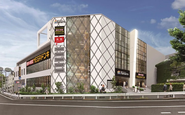 ショッピングセンター　MEGAドン・キホーテ港山下総本店（ショッピングセンター）まで400m