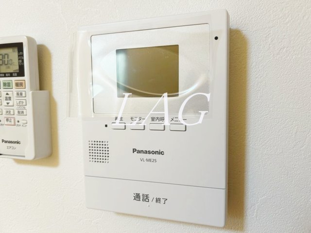 セキュリティ　モニター付きインターフォンです。