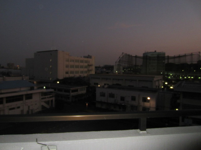 眺望　昼間は太陽さんさんです