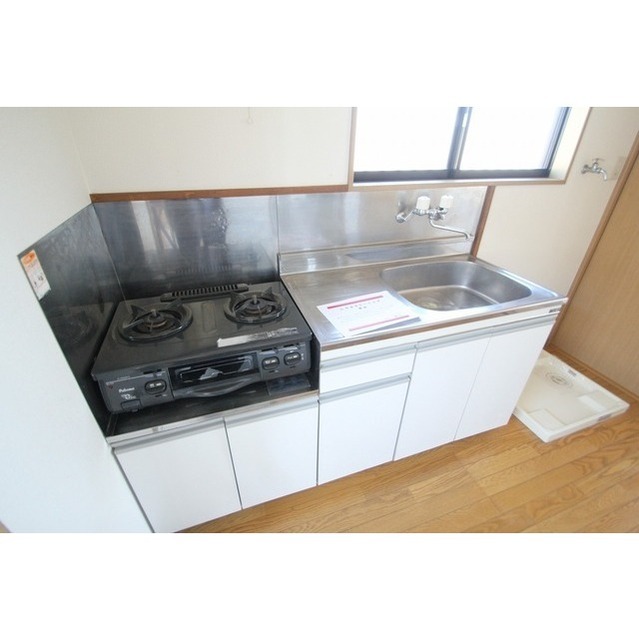 キッチン　ガスコンロ設置可