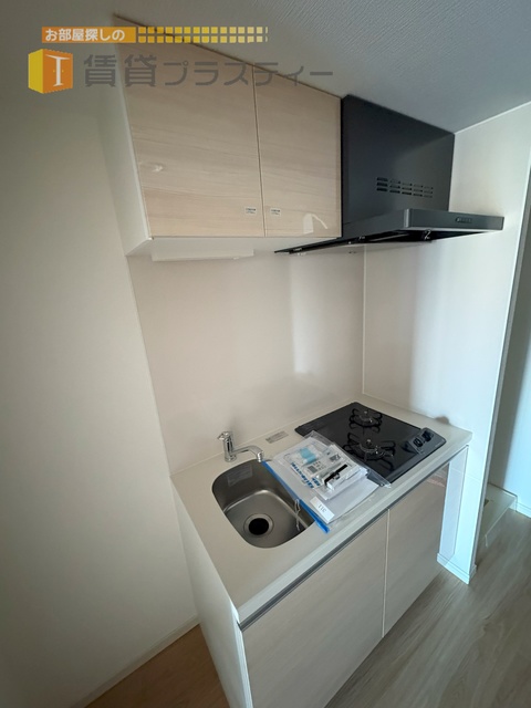 キッチン　２口コンロ設置済み