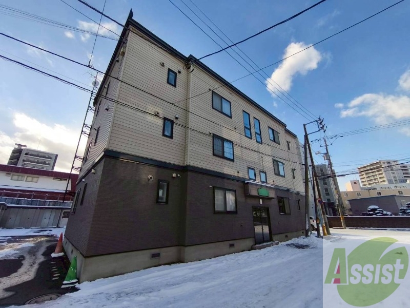 建物外観　札幌市東区北十三条東「リバーフィールド」