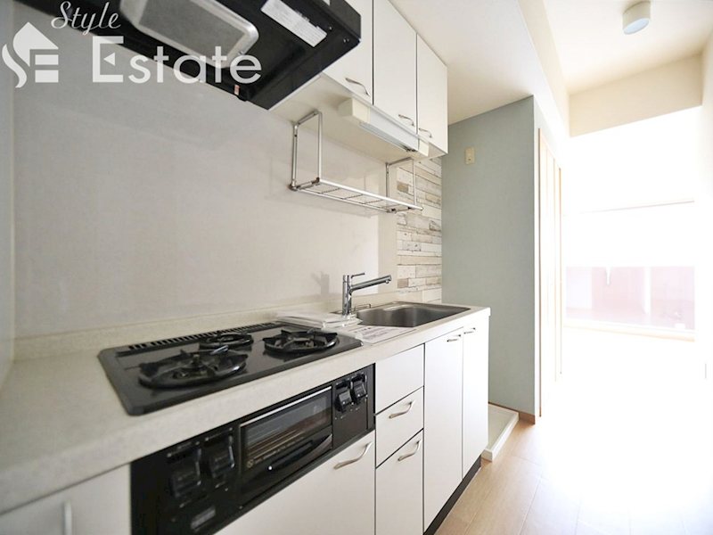 キッチン　システムキッチン　ガス3口コンロ　グリル付