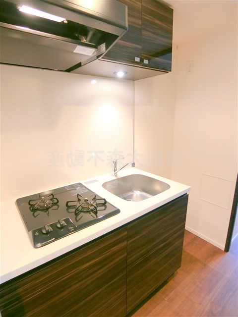 キッチン　2口ガスシステムキッチン