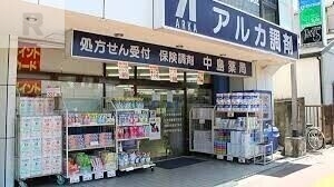 ドラックストア　アルカ中島薬局（ドラッグストア）まで931m