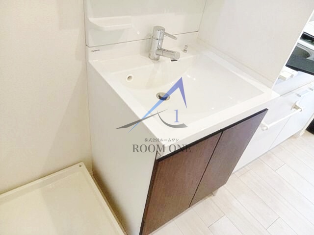 洗面設備　洗面台です。