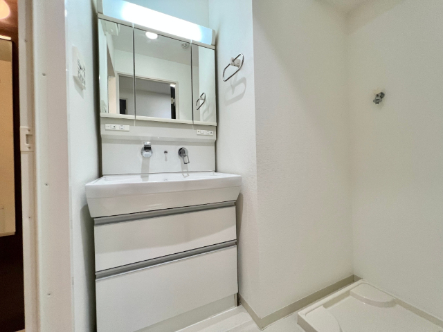 洗面設備　居室です