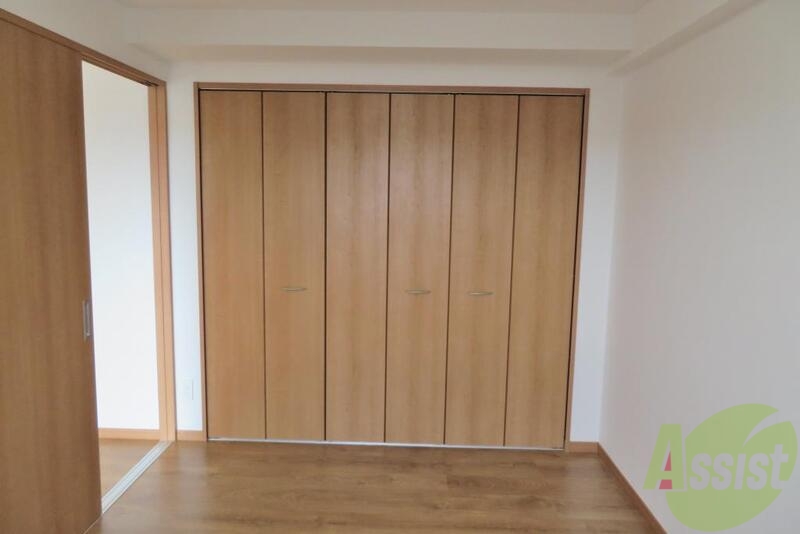 収納　大容量の収納が完備していてお部屋の中はスッキリ。