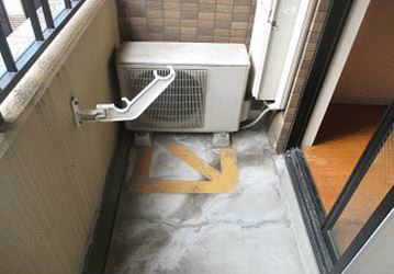 バルコニー　※別号室参考写真