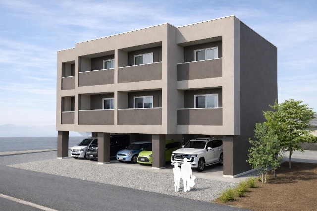 建物外観　完成予定図