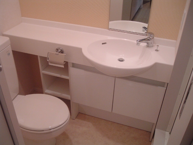 トイレ　お洒落なラバトリーカウンター