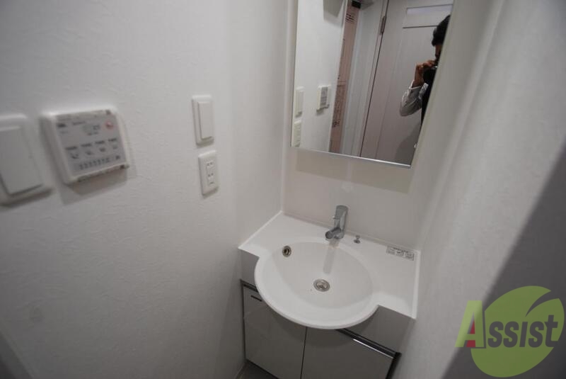 洗面設備　綺麗な洗面台で朝を迎えられますよ。