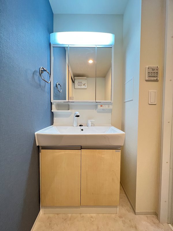 洗面設備　※別号室の写真です。