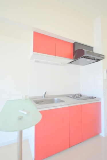 キッチン　２口コンロのシステムキッチン♪