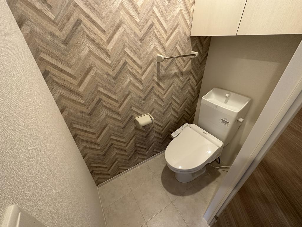 トイレ　同施工物件の写真になります。