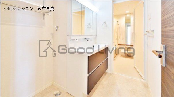 洗面設備　身だしなみもバッチリ