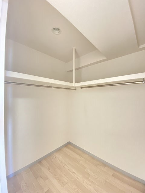 収納　たっぷりとした収納スペースです